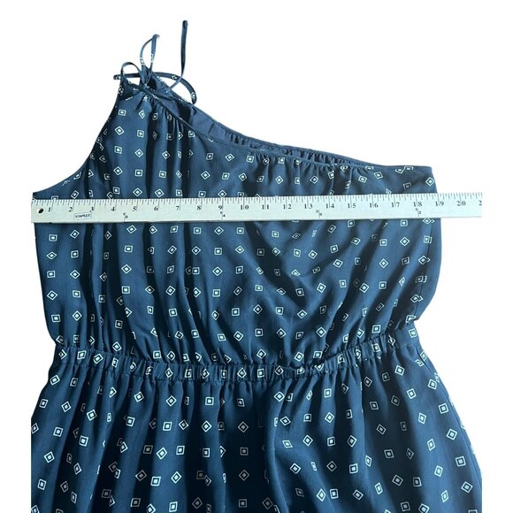 Madewell Womens Silk Tie-Shoulder Maxi Dress in Scatterblock Print Size 12 - Picture 14 of 15